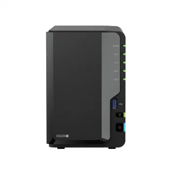 Synology DS225+ 2 vietų NAS darbalaukis Intel® Celeron® J4125 2 GB DDR4 Synology DSM juodas - tik Synology HDD