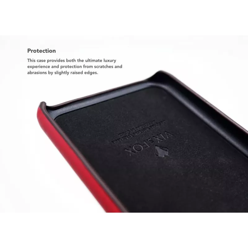 VixFox Card Slot Back Shell iPhone XSMAX Ruby Red – apsauginis dėklas su kortelių lizdu