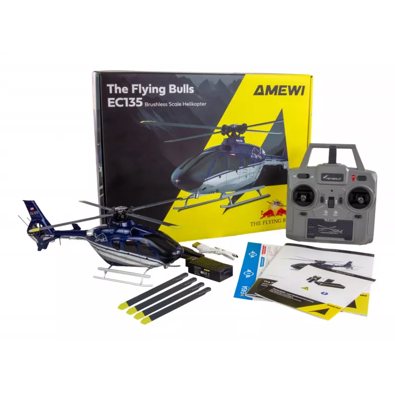 Amewi RC sraigtasparnio EC135 Li-Po akumuliatorius 400 mAh mėlynas/juodas (25331)