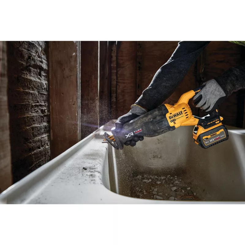DeWalt DCS386 18v XR belaidis bešepetėlis FLEXVOLT didelės galios pjūklas stūmoklinis