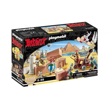 Playmobil 71268 Asterix: Edifis ir mūšis prie rūmų – veikiantis romėnų katapultas