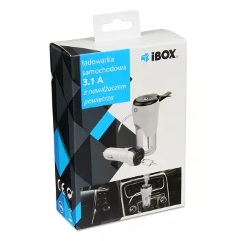 iBox ICCH-01 automobilinis USB įkroviklis su oro drėkintuvu ir aromadifuzoriumi