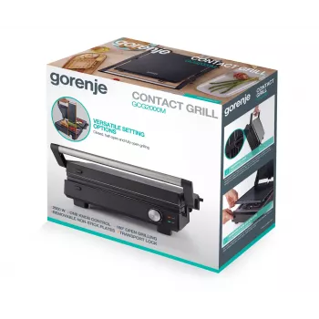 Gorenje daugiafunkcinis grilis GCG2000M | juodas