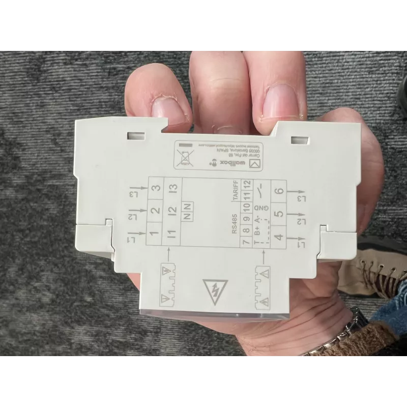 Wallbox energijos skaitiklis 3 fazių iki 65A Carlo Gavazzi EM340