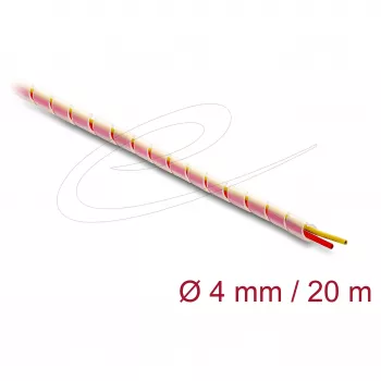 Pyninis kabelių gofras DELOCK 19012 skaidrus, 20 m, vidinis skersmuo 2 mm, išorinis skersmuo 4 mm, -40–200 °C