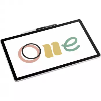 Wacom One skaitmeninis pieštukas su 14 colių LCD ekranu, 4096 slėgio lygiai