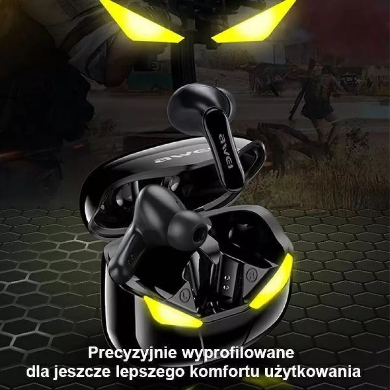 Belaidės ausinės Awei T35 TWS juodos