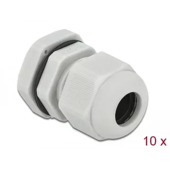 Kabelio įvadas DeLOCK 60197 pilkas plastikinis 10 vnt.