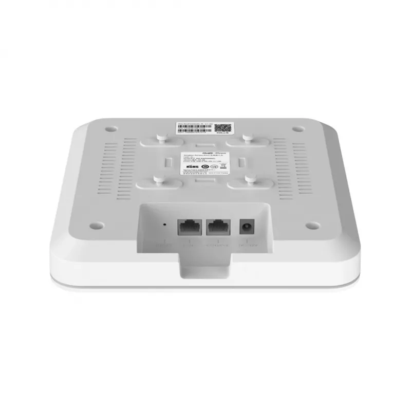 Ruijie Reyee RG-RAP2200(E) belaidžio ryšio prieigos taškas, WiFi 5 AC1276, 2,4/5 GHz dviejų dažnių, 2x GbE, PoE įvadas, skirtas luboms patalpose, Mesh
