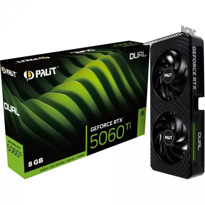 Palit GeForce RTX 5060 Ti Dual 8GB GDDR7 vaizdo plokštė