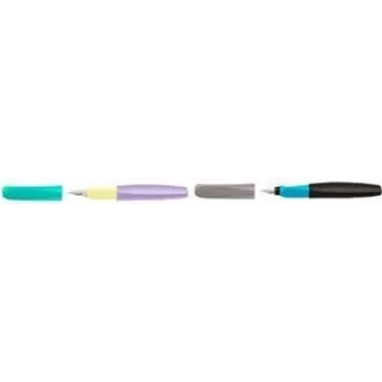 Pelikan automatinis plunksninis rašiklis Twist M Color Blocking tamsus (300010112)