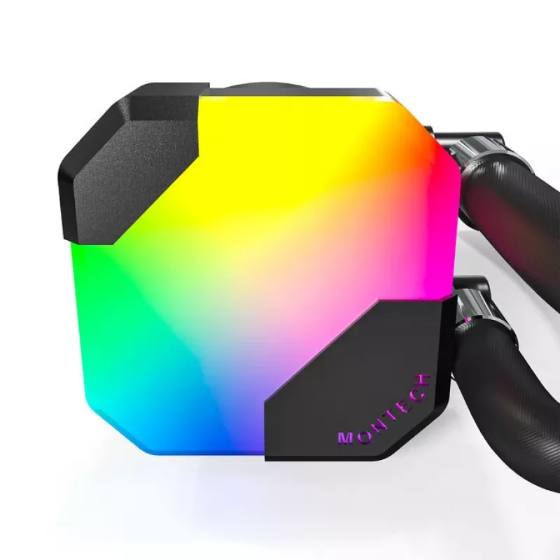 Vandens aušintuvas CPU Montech Hyper Flow ARGB 240 mm, juodas