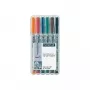 Markeris Staedtler 311 WP6 6 vnt. (juoda, mėlyna, ruda, žalia, oranžinė, raudona)