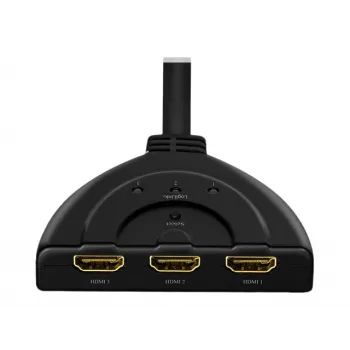 LogiLink vaizdo/garso skirstytuvas/perjungiklis - 3 x HDMI - stalinis
