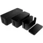 LogiLink Kabelbox, 3 Größen, schwarz (KAB0077)