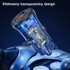 Automobilinis kroviklis usams CC164CC01 30W su 1×USB-A ir 1×USB-C greitajam krovimui