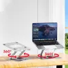 Laptop stovas Unitek OT180SL01 aliuminis 25,4–40,6 cm (10–16 colių) ekranams, 360° sukimas, 0–180° pakreipimas