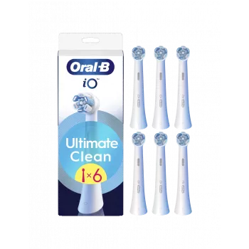 Oral-B iO Ultimate Clean keičiamos šepetėlių galvutės, 6 vnt.