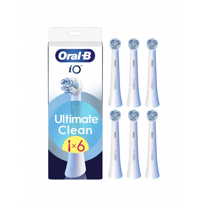 Oral-B iO Ultimate Clean keičiamos šepetėlių galvutės, 6 vnt.