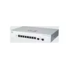 Valdomas L2 gigabitinis eterneto komutatorius Cisco CBS220-8T-E-2G — 8x RJ-45 10/100/1000, 2x SFP, 1U, 20 Gbit/s, 8192 MAC