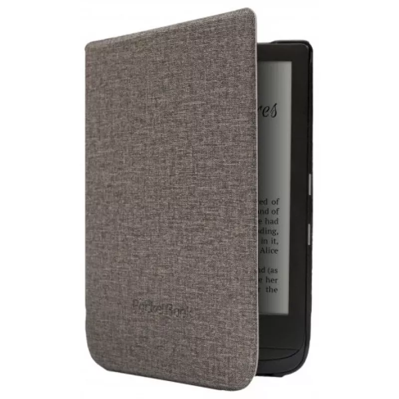 Dėklas planšetei WPUC-627-S-GY Pilka (PocketBook Touch Lux 4, Lux 5, Color, Touch HD 3, Basic Lux 2)