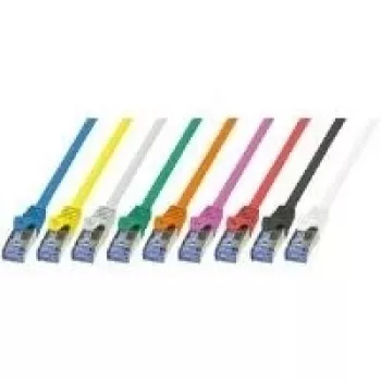 Tinklo kabelis LogiLink 15m Cat.6A RJ-45 S/FTP Baltas