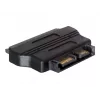 Adapter SATA SATA 22 kontaktų FM SATA 13 kontaktų M Juodas DeLOCK