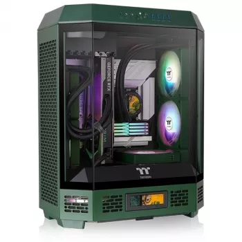 Thermaltake The Tower 600 Midi bokštas, tamsiai žalias, 3x grūdintas stiklas