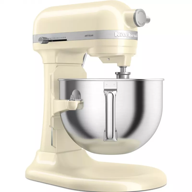 Stacionarus maišytuvas KitchenAid 5KSM60SPXEAC 375 W, kreminis/pilka/nerūdijantis plienas