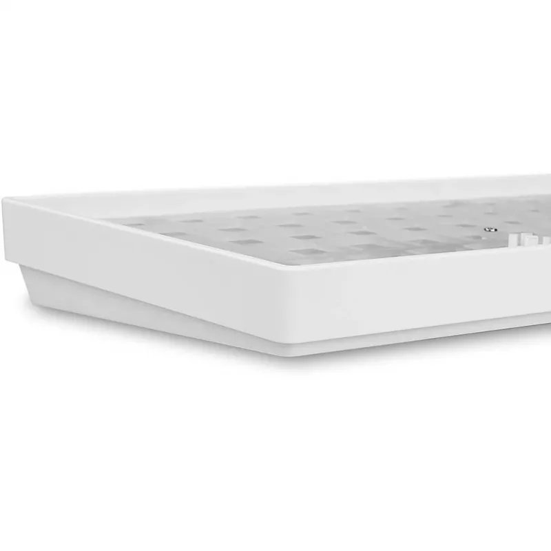 Sharkoon SKILLER SGK50 S3 Barebone 75% belaidė klaviatūra be jungiklių ir dangtelių, balta