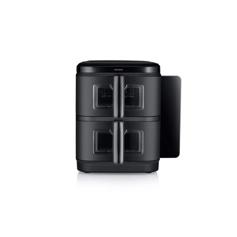 Kepintuvas SEVERIN FR 2468 S-Fry Duo Stack 2-in-1 gaminimo talpa, dviejų krepšelių dizainas