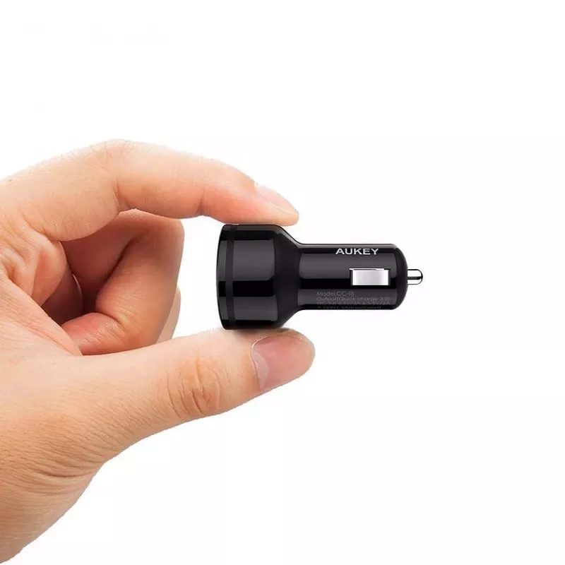 Automobilinis greitasis įkroviklis CC-T8 2xUSB 3.0 6A 36W + micro USB laidas 1m