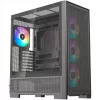 Korpusas Silentware Air 2000 A-RGB Black, mid-tower, grūdinto stiklo šoninis dangtelis