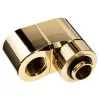 Adapteris EK Water Blocks Brass Gold 33mm dvigubas rotacinis poslinkis