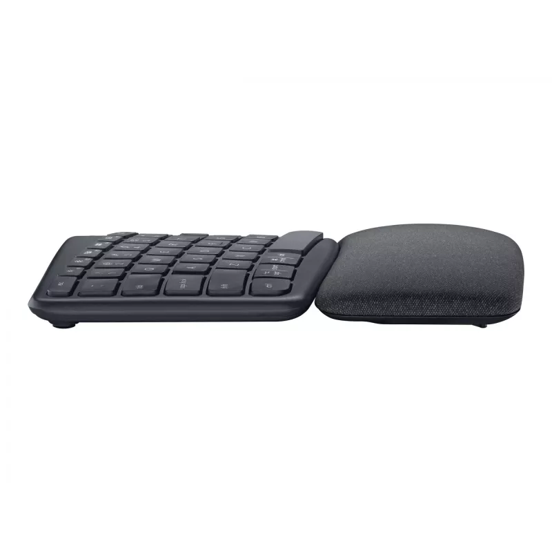 Logitech ERGO K860 – belaidė ergonominė klaviatūra, 2,4 GHz / Bluetooth 5.0, QWERTY ispanų, grafito spalvos