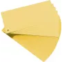 Kartoniniai skirtukai Herlitz 10843613, geltoni, 100 vnt.
