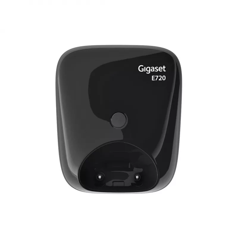 Gigaset E720 Analoginis/DECT telefonas su skambučio numerio atpažinimu, juodas