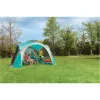 Event Dome Shelter XL, 4,5 x 4,5 m, paviljonas Šviesiai mėlyna/Pilka