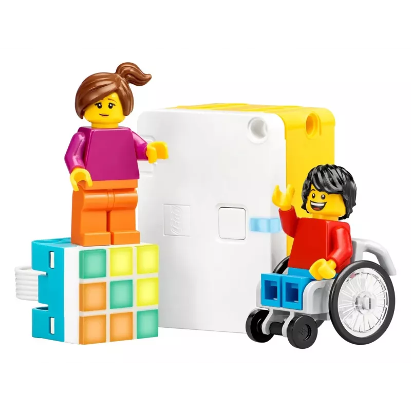 Edukacinis robotikos ir programavimo rinkinys LEGO Education Spike Essential Set A+ 45345 — 449 elementų, nuo 6 m.