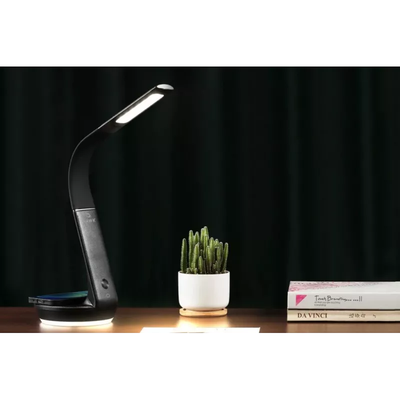 Stalinė lempa Hawk HW-LAMP02 Juoda – reguliuojamas ryškumas, reguliuojama rankena