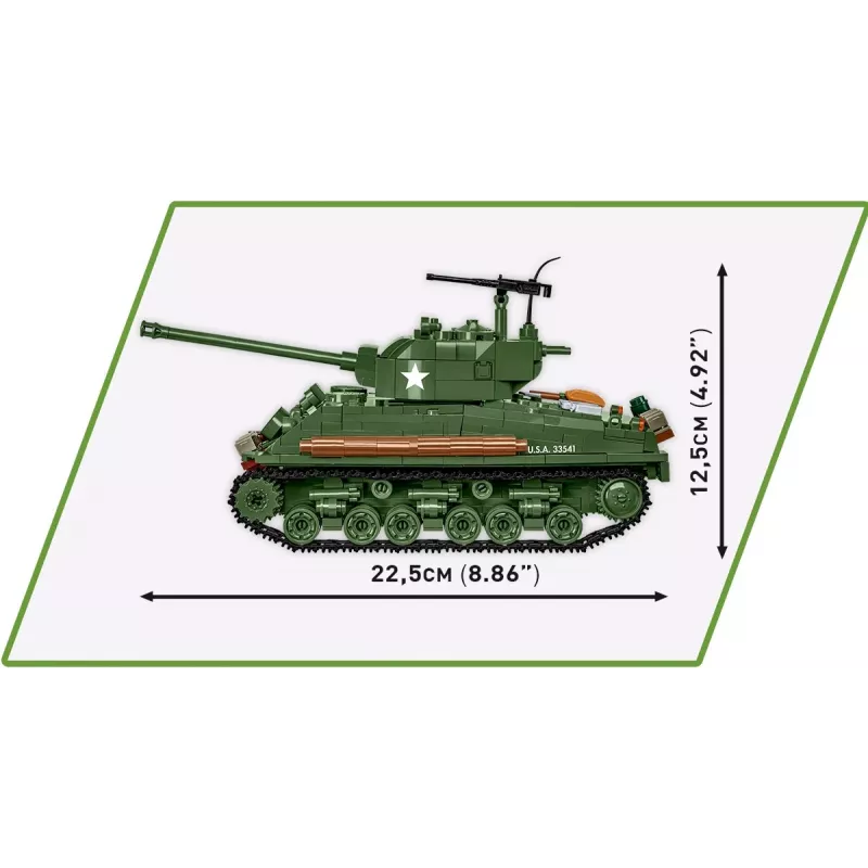 Konstruktorius Sherman M4A2E8, 865 kaladėlių