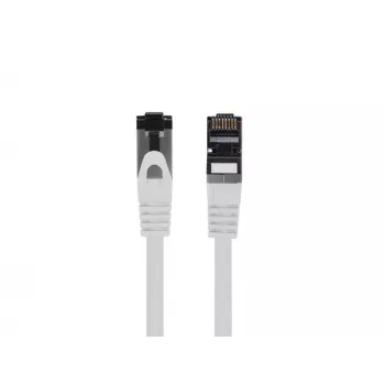 Tinklo kabelis LANBERG Cat8.1 S/FTP (S-STP) 1 m RJ-45–RJ-45 Pilkas