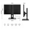 Japannext JN-I215FLFHSP-C65W 21.5 col. Full HD LED monitor