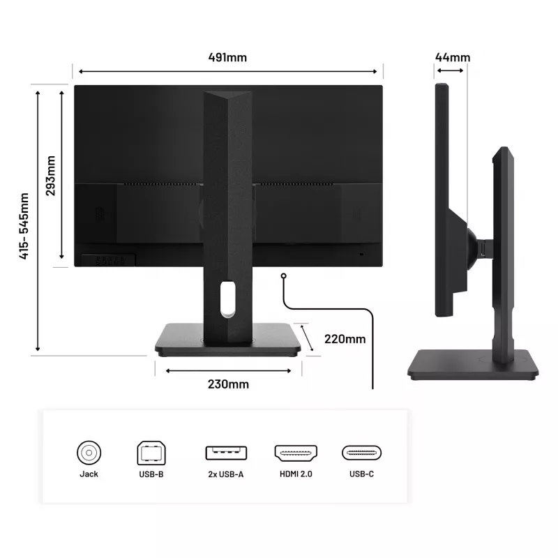 Japannext JN-I215FLFHSP-C65W 21.5 col. Full HD LED monitor