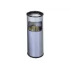 Durable metalinė šiukšliadėžė su pelenine – apvali – 17 l