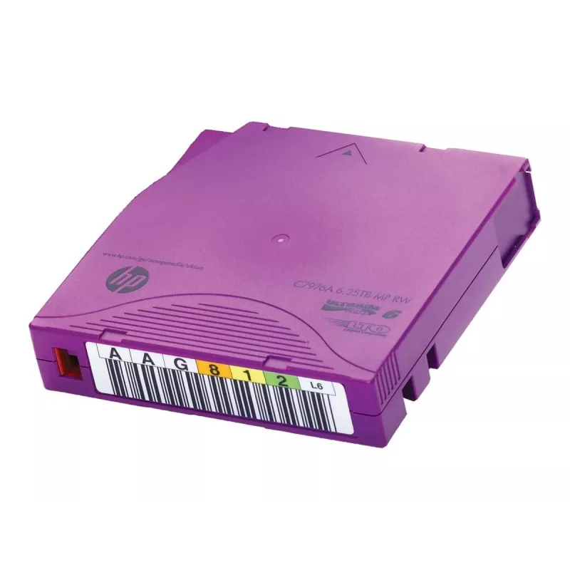 HPE LTO Ultrium 6 RW duomenų juostos kasetė C7976AN — 6,25 TB, violetinė, 20 vnt. pakuotė