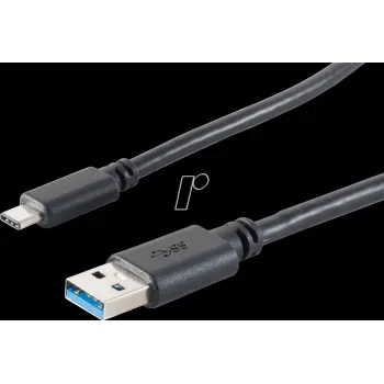 USB laidas ShiverPeaks BS13-31045 USB 3.2 Gen 1 3m USB A USB C juodas