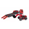 Transporto rinkinys BRUDER MAN TGA žemagrindis vilkikas su Manitou krautuvu