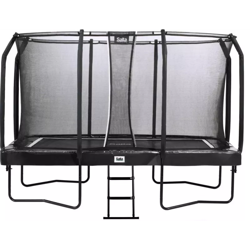 Tramplinas Salta First Class stačiakampis 214 x 366 cm, juodas