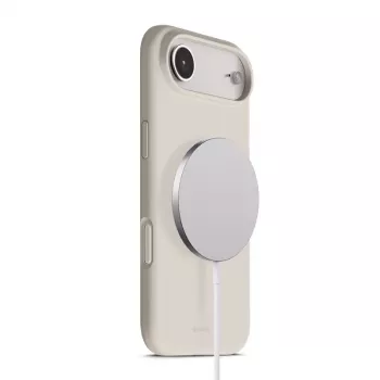 Mobilaus telefono dėklas Crong Color Cover, skirtas iPhone Air, su MagSafe, akmens smėlio spalvos